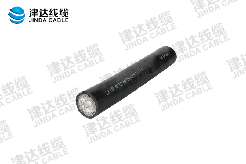 YJLV22 鋁芯鋼帶鎧裝交聯(lián)聚乙烯絕緣聚氯乙烯護(hù)套電力電纜 3*10+1*6㎡